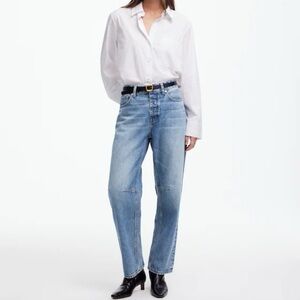 Madewell The Darted Barrel-Leg Jean
